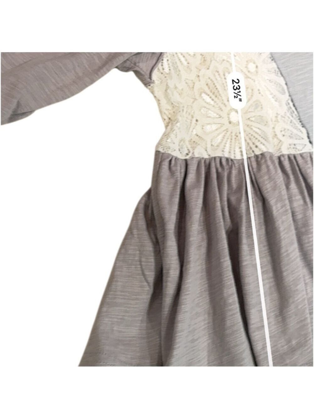 SHEIN Women's Boho Lace Detail V-Neck Flare Sleeve Blouse Her Size XL - Picture 8 of 11